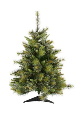 Vickerman Cashmere Pine Tree, Green, 3 Foot
