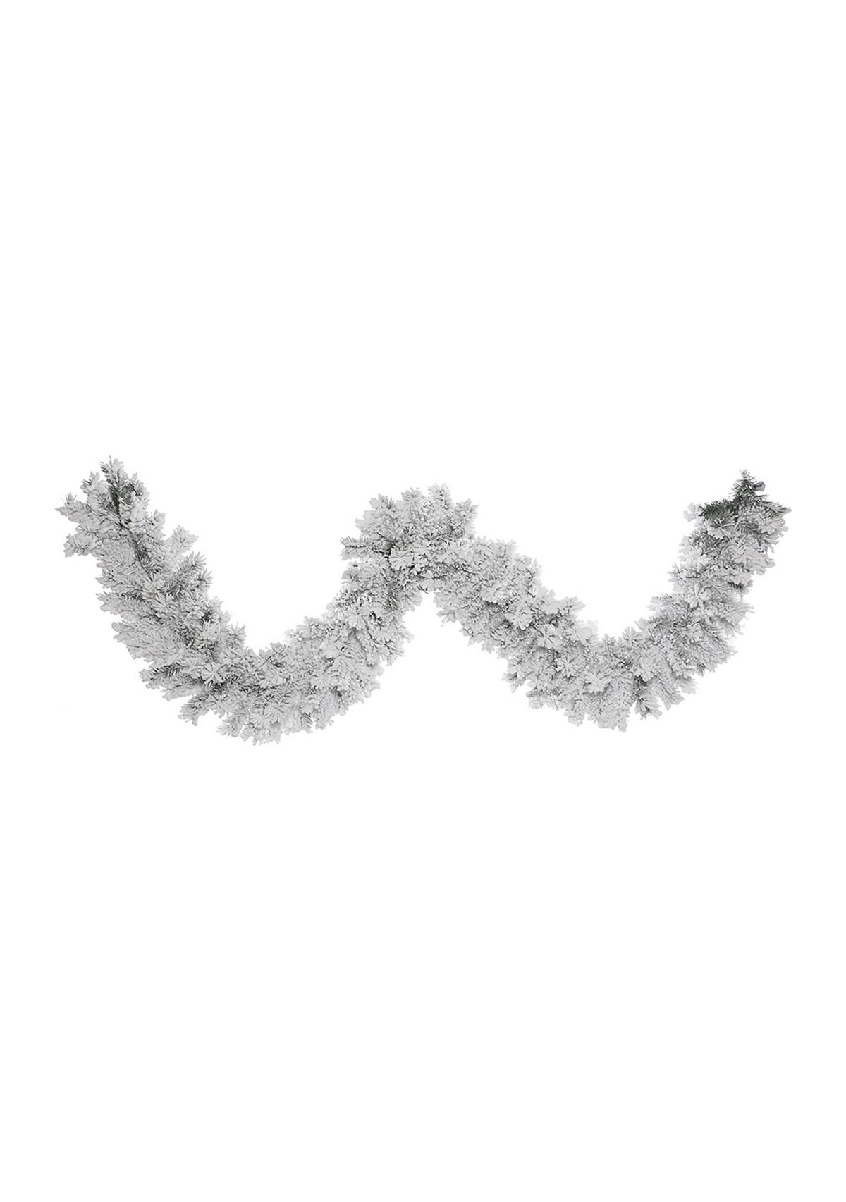 Flocked Pine Garland