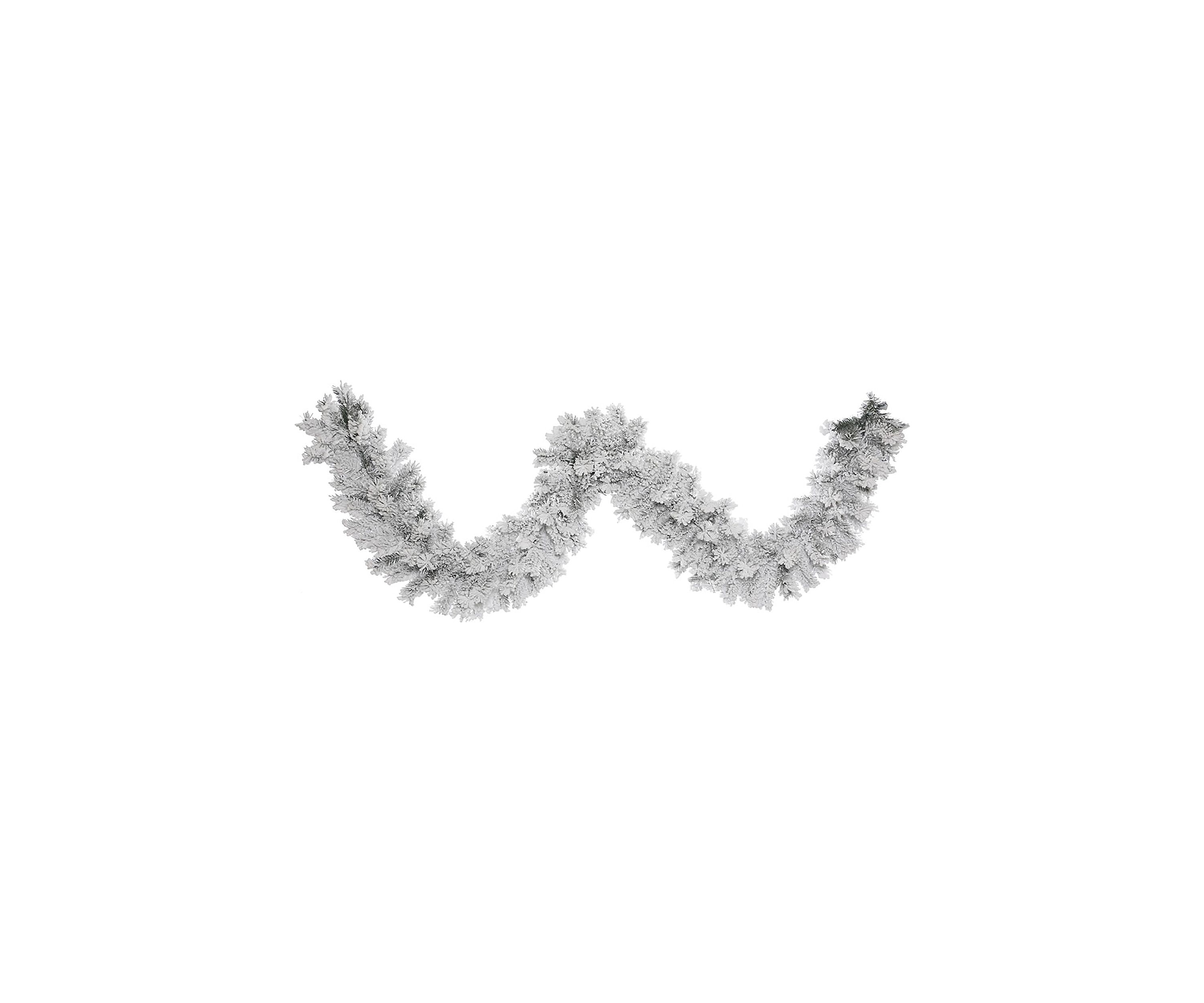 Flocked Pine Garland