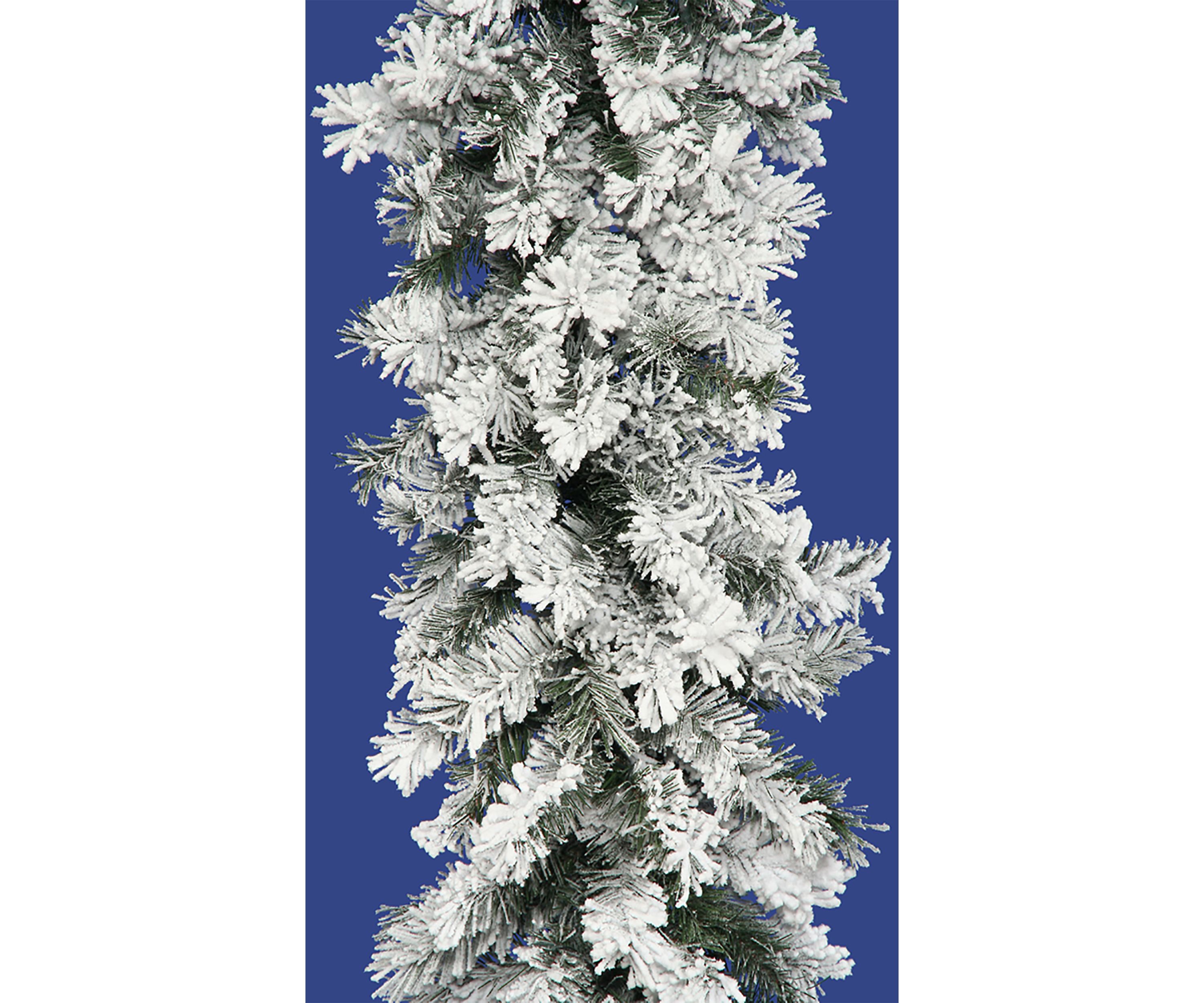 Flocked Pine Garland