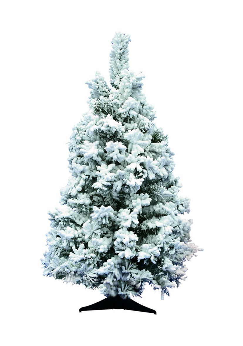 Flocked Alaskan Tree