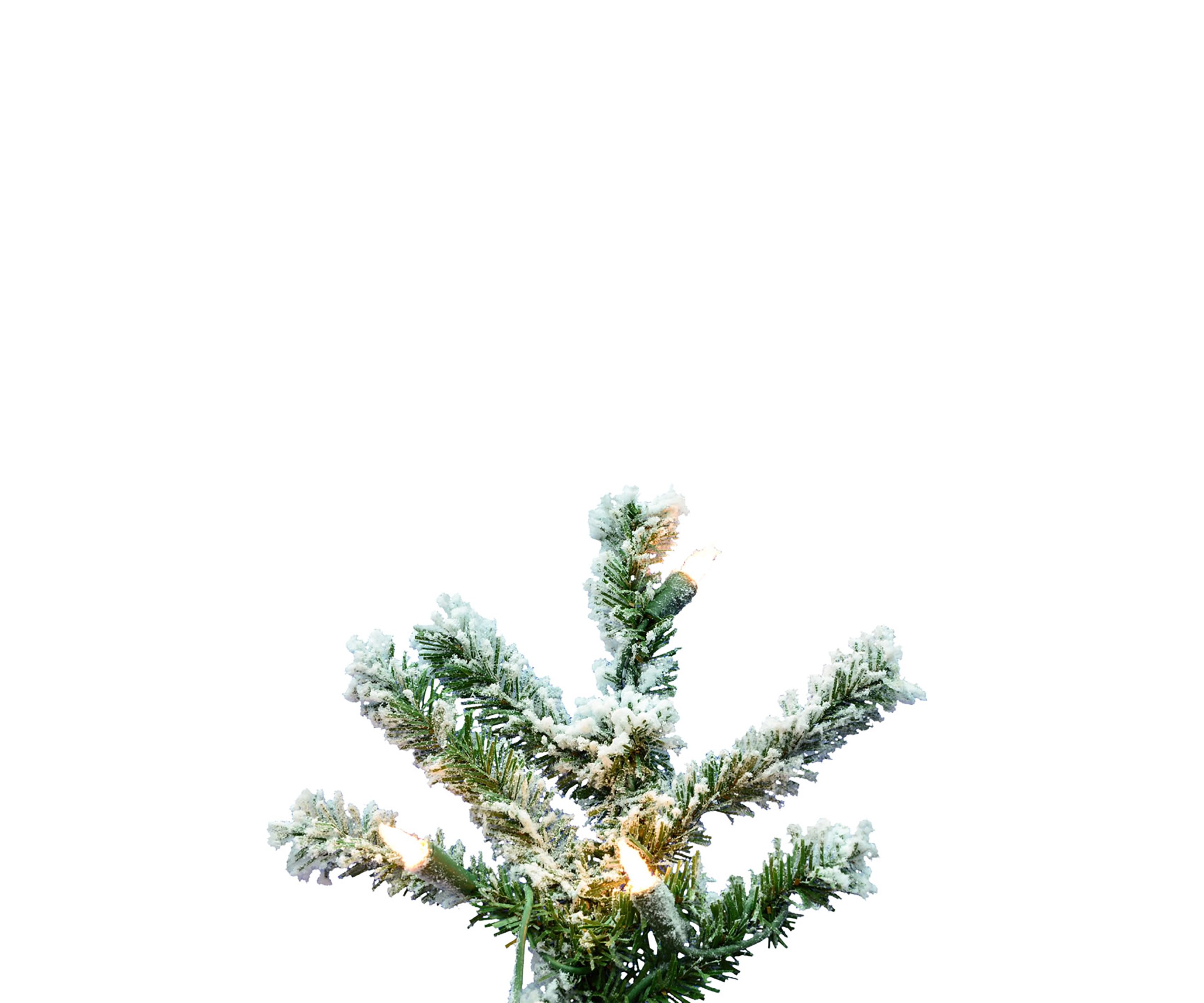 Flocked Alpine Tree