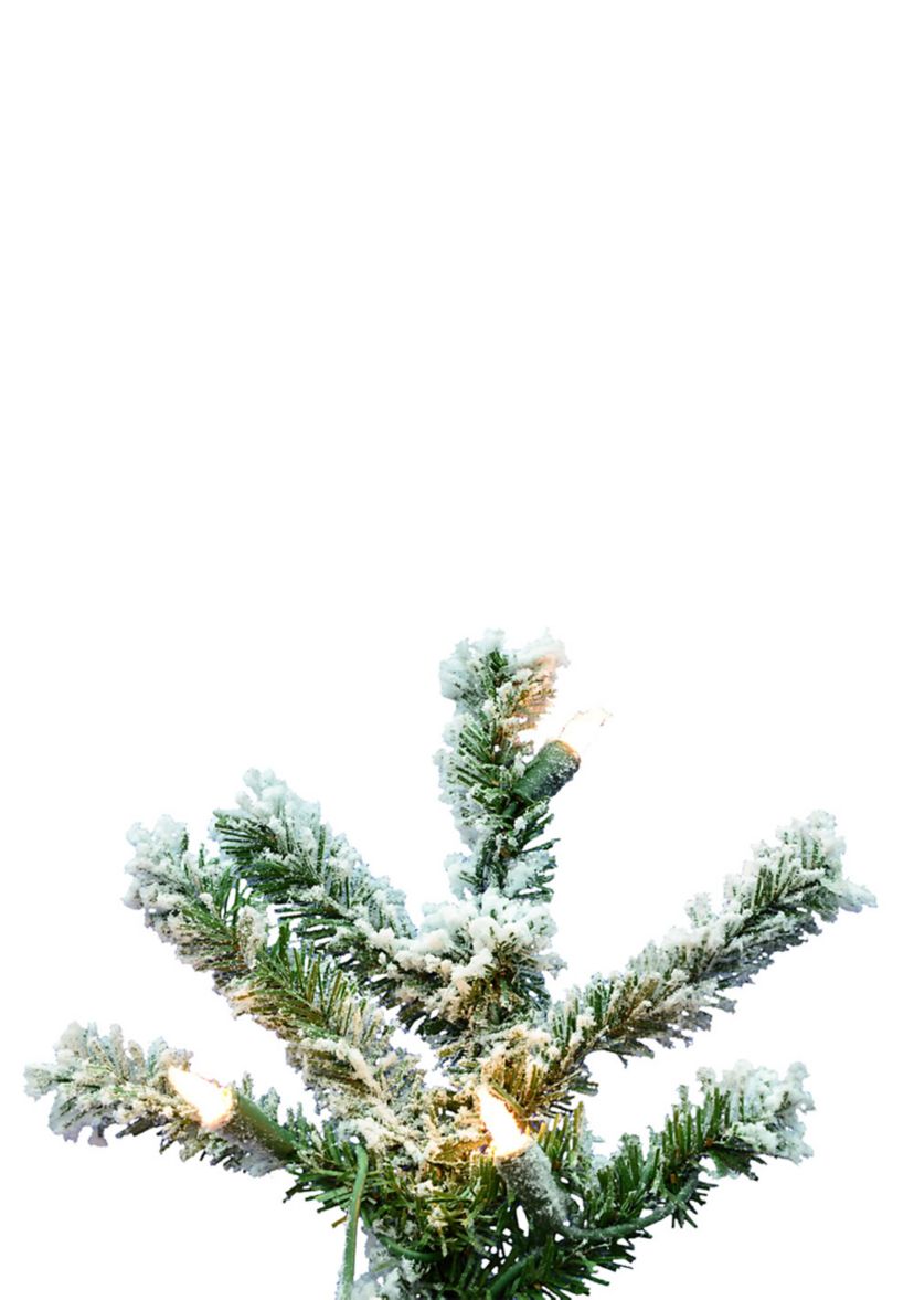 Flocked Alpine Tree