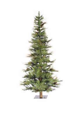 Vickerman 6' Ashland Artificial Christmas Tree Unlit, Green, 6 Foot