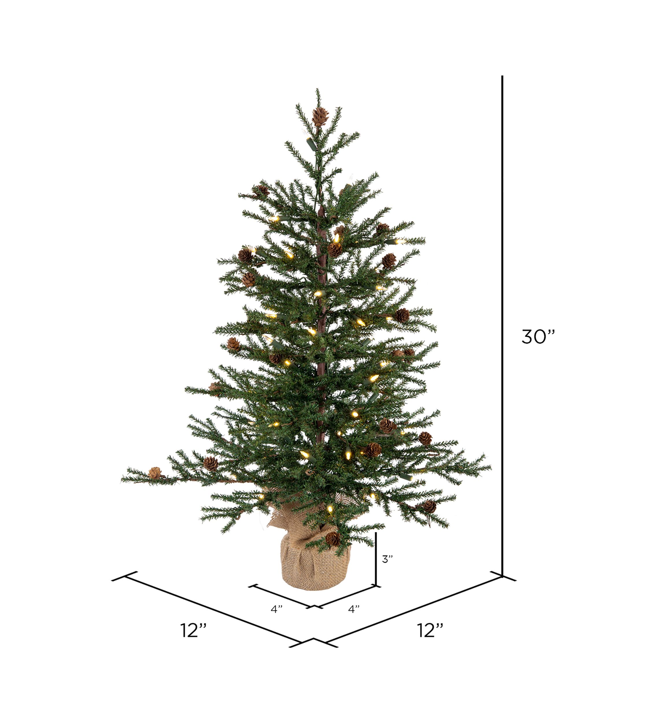 Pine Tabletop Tree