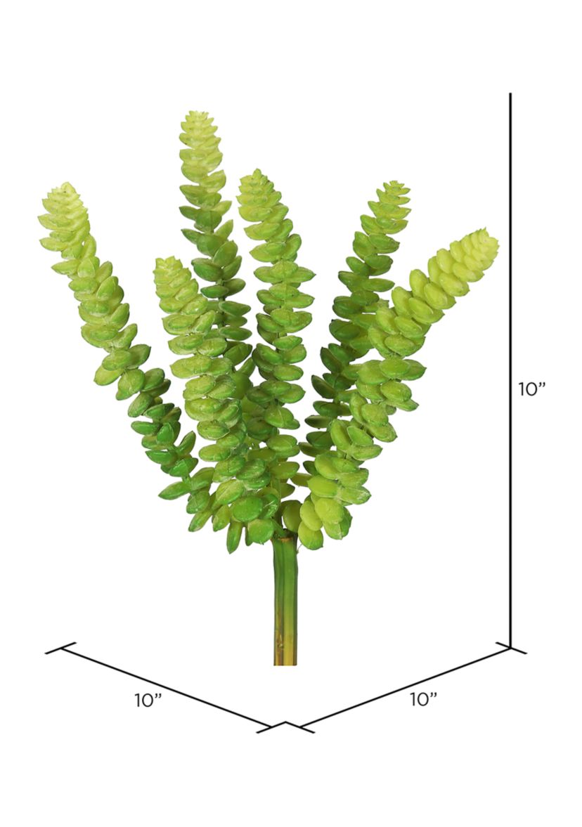 Soft Plastic Green Mini Plants - Set of 3