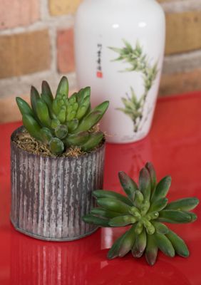 Vickerman Green Faux Cactus Stem - Set of 6