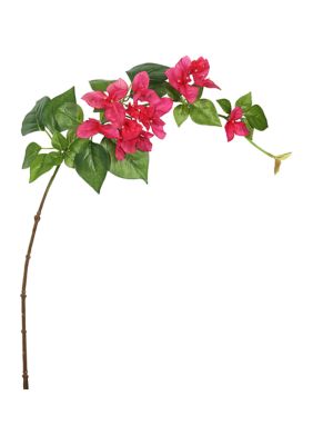 Vickerman Fuchsia Single Bougainvillea Floral Stem - Set of 3