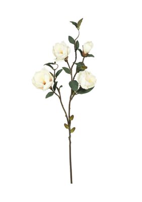 Cream Magnolia Floral Stem