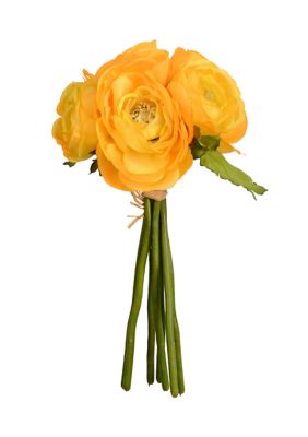 Vickerman Mini Yellow Ranunculus Spray - Set of 3