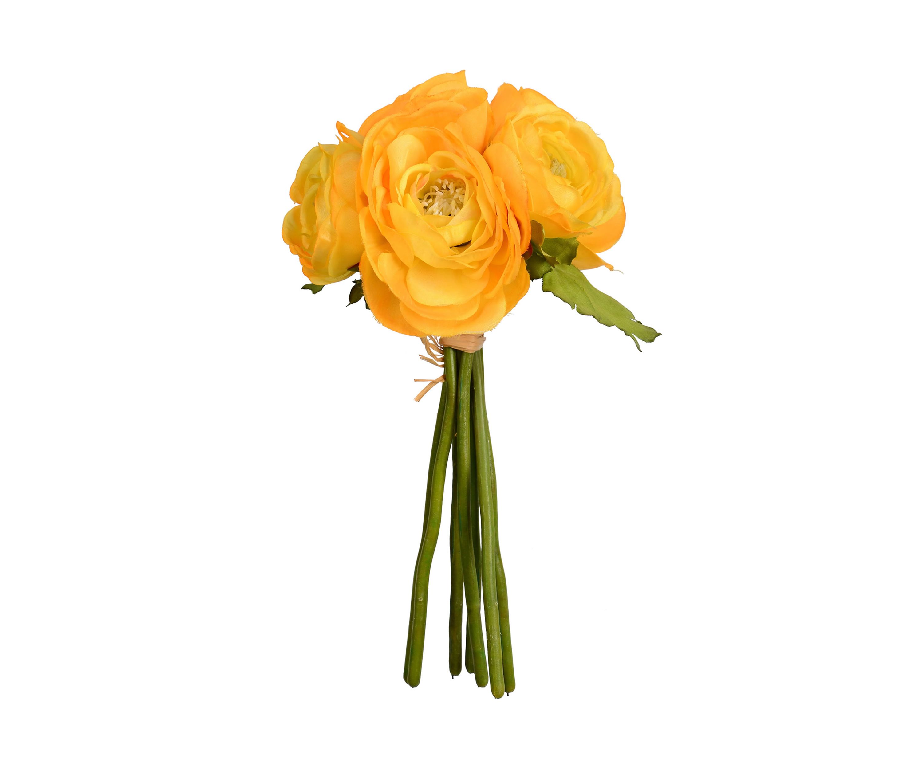 Mini Yellow Ranunculus Spray - Set of 3