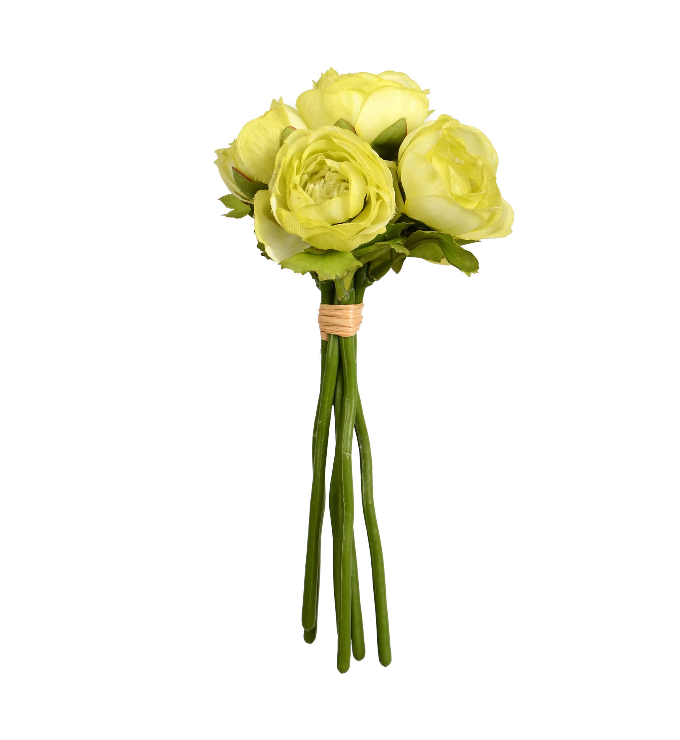 Mini Spring Green Ranunculus Spray - Set of 3