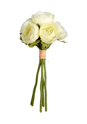 Mini White Ranunculus Spray - Set of 3