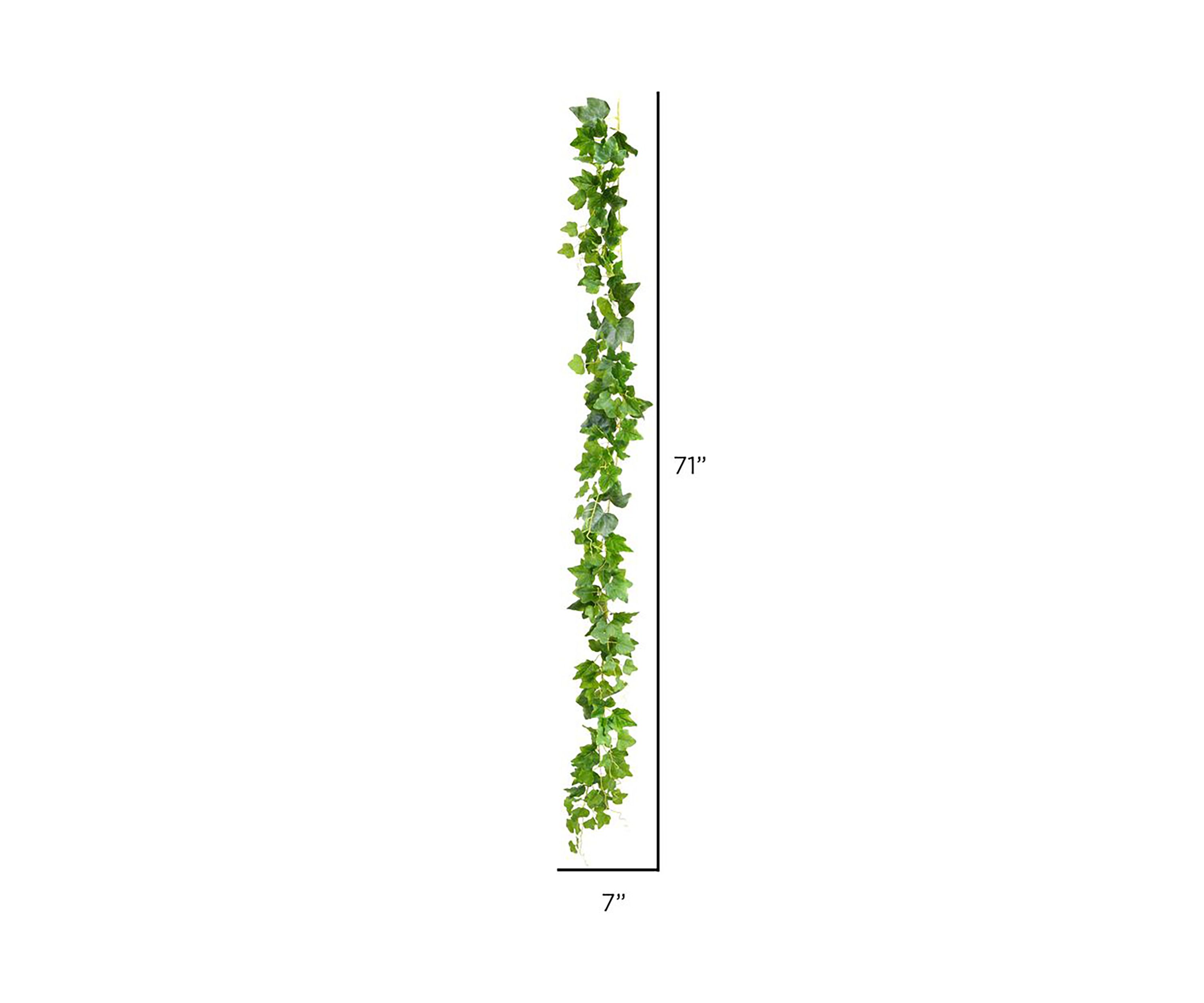Artificial Frosted Ivy Vine, Set of 3