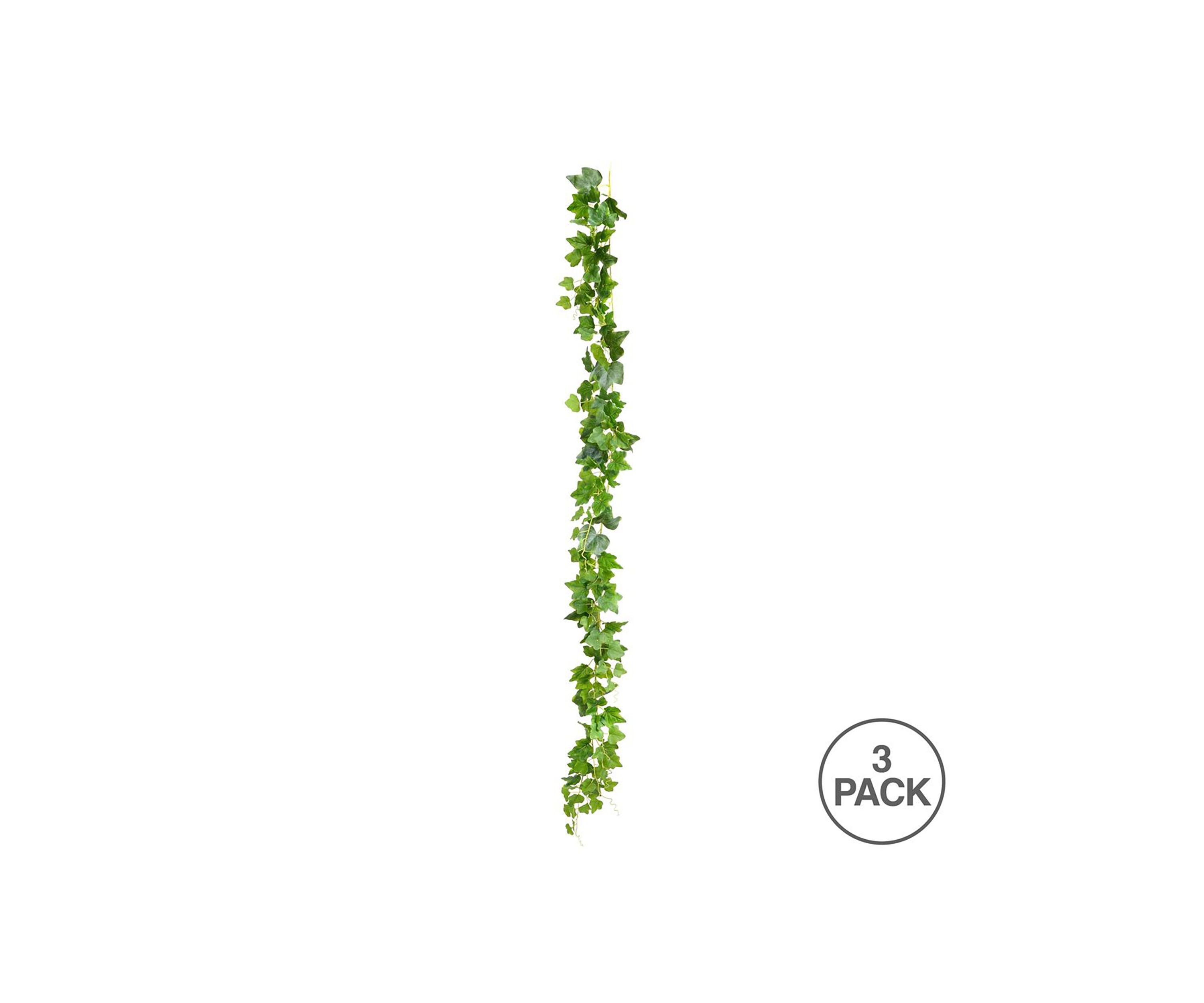 Artificial Frosted Ivy Vine, Set of 3