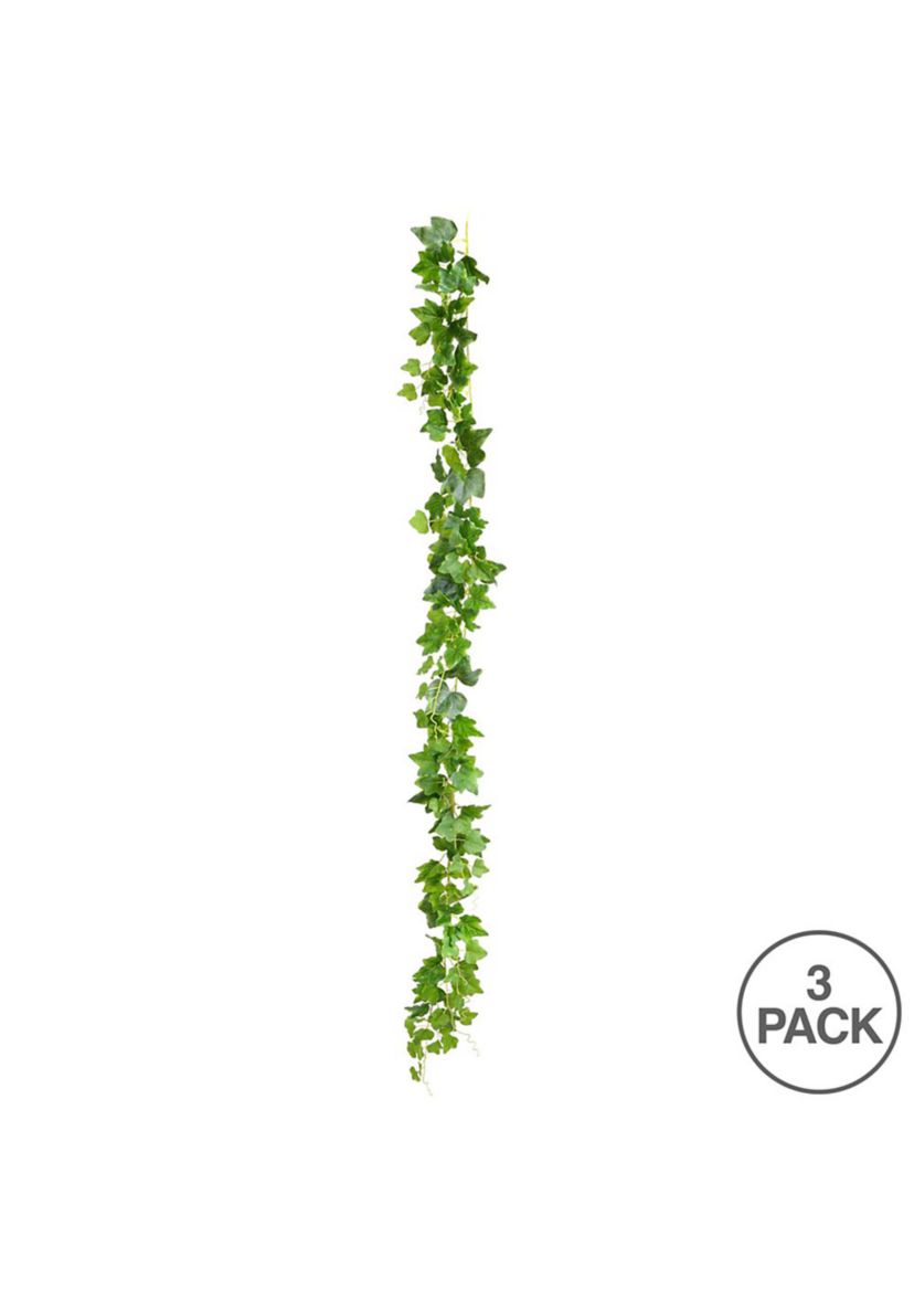 Artificial Frosted Ivy Vine, Set of 3