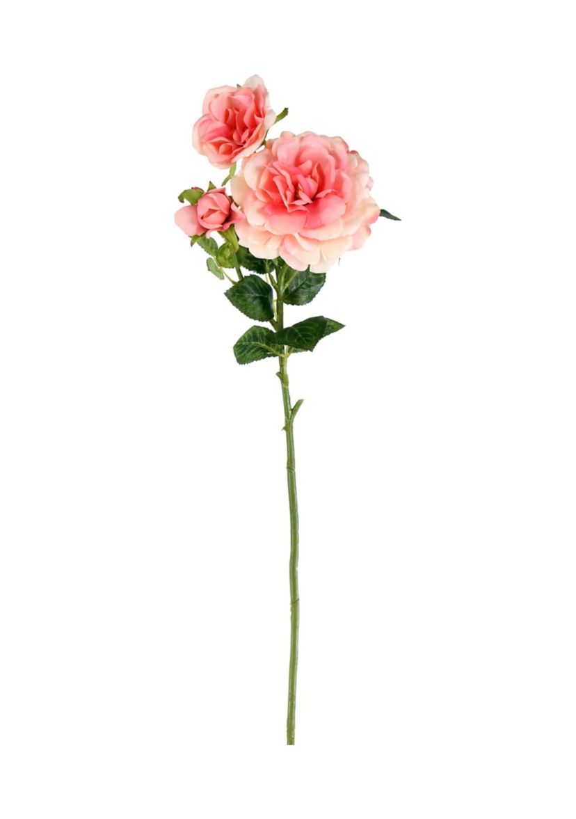 Light Pink Rose Stem - Set of 3