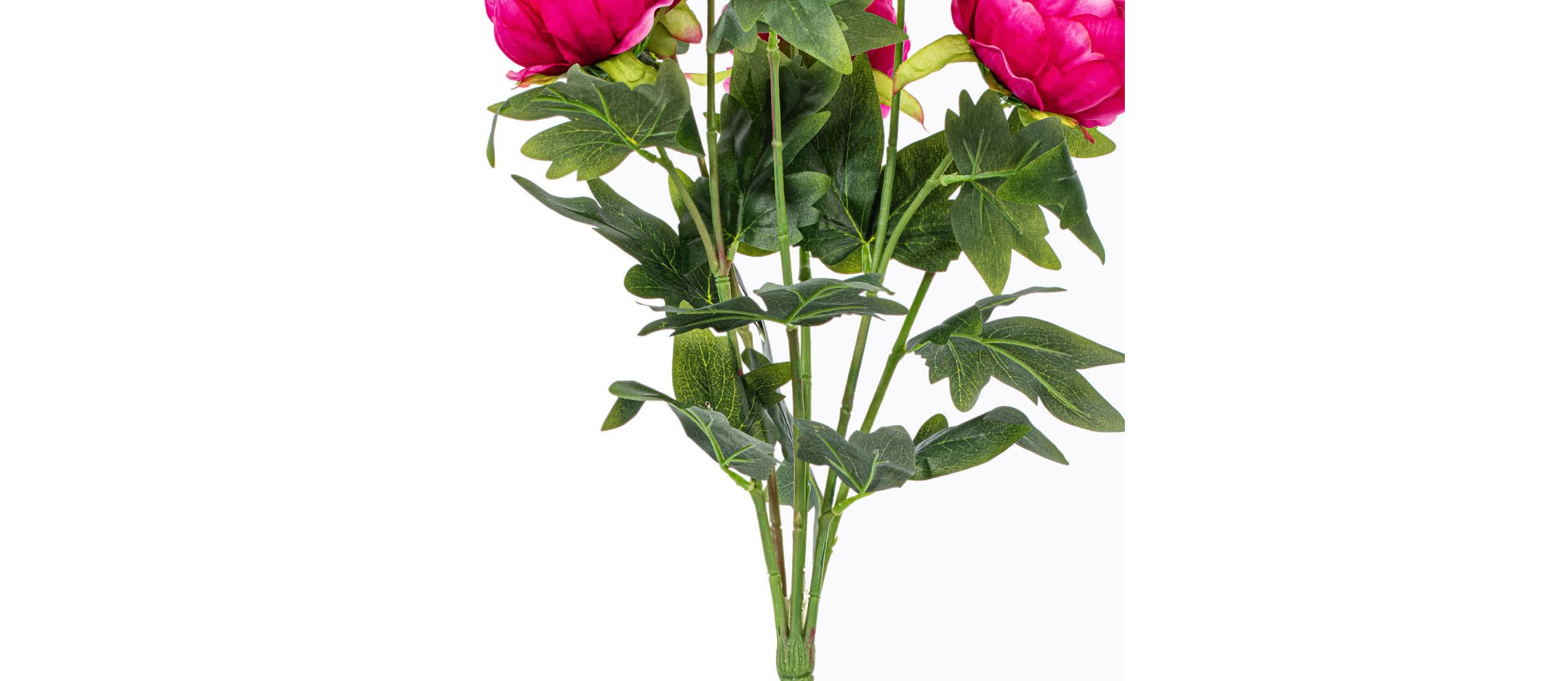 Vickerman 19" Artificial Fuchsia Peony Bush.