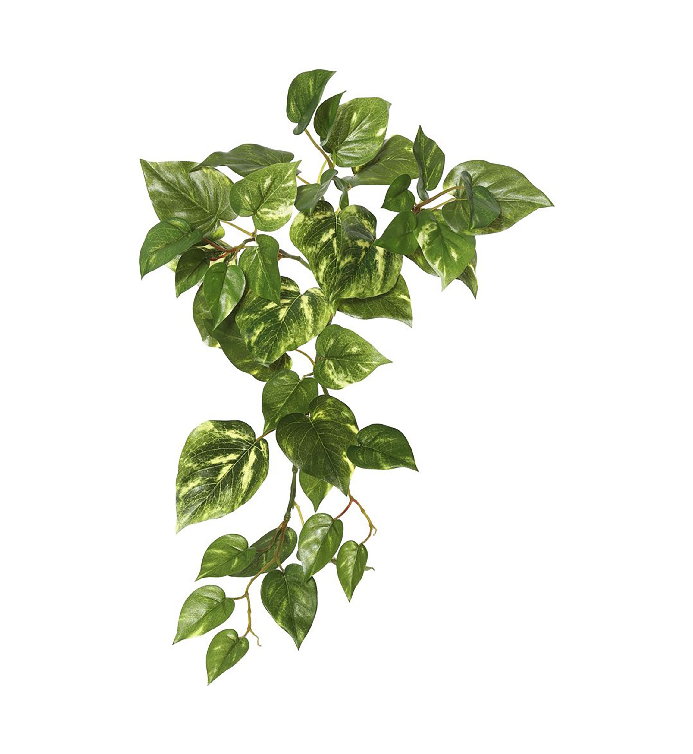 Artificial Pothos Hanging Bush, Set of 3
