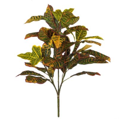 Vickerman Artificial Green and Orange Cronton Plant