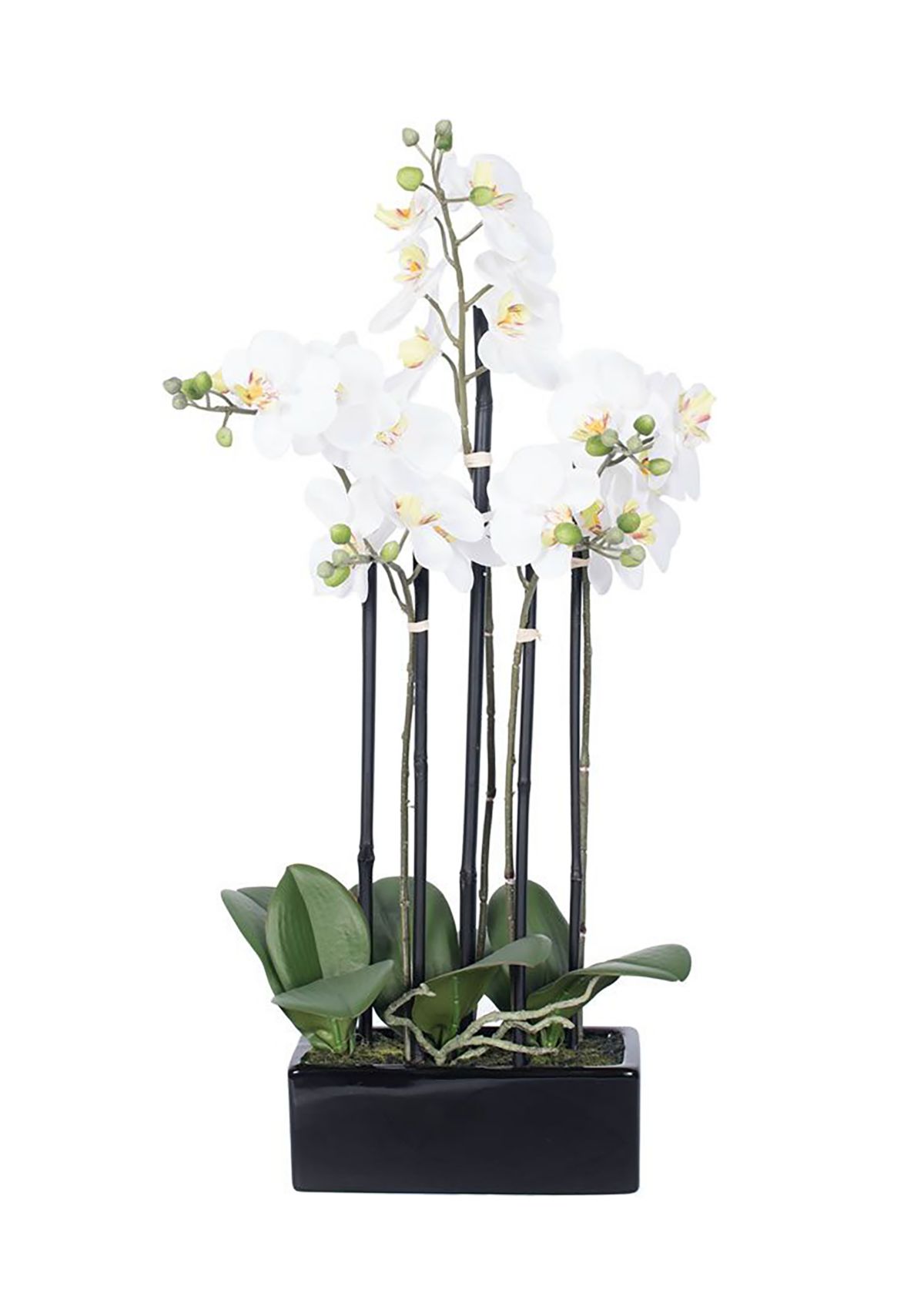 Artificial Potted Orchid.