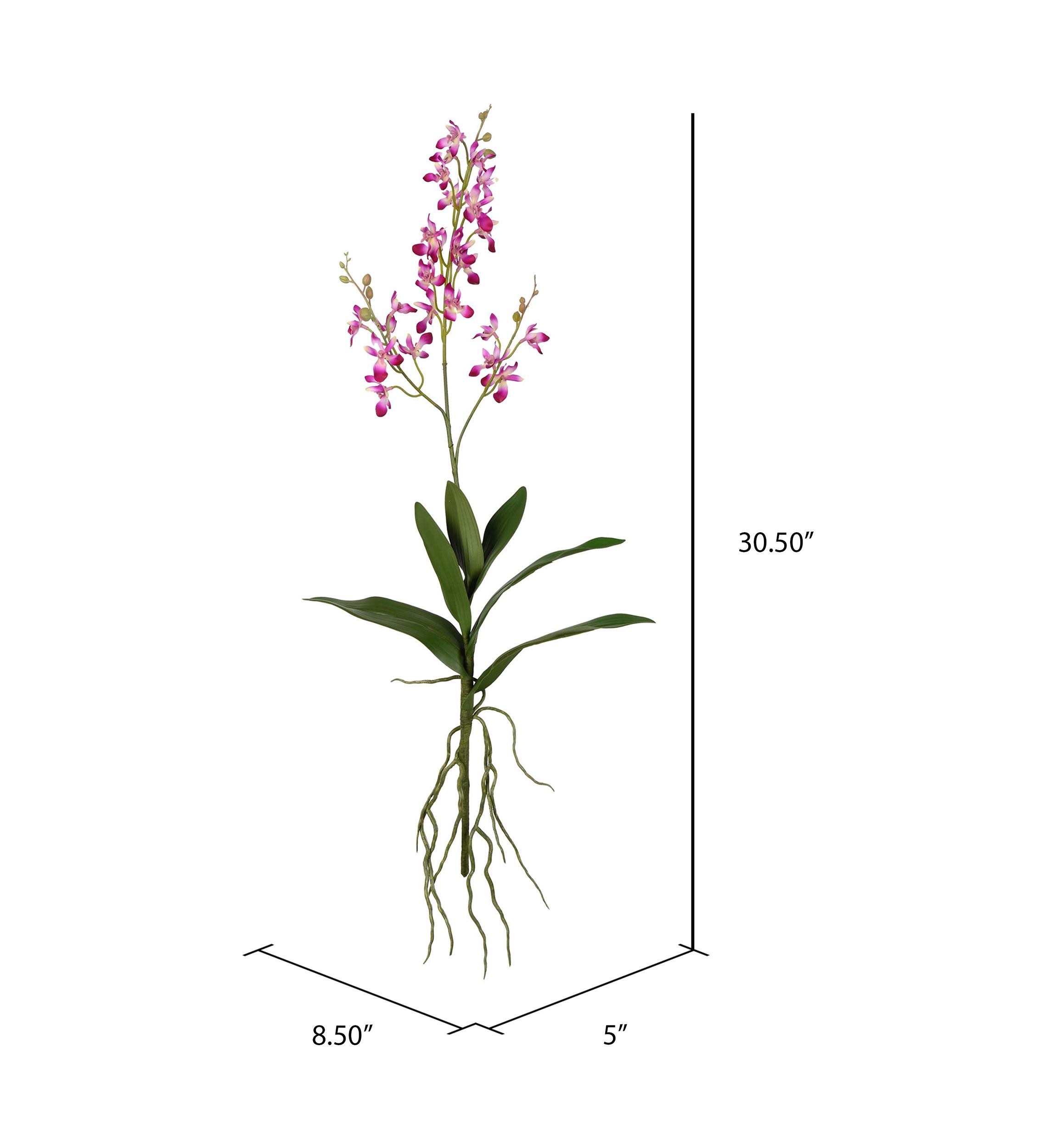 Mini Purple Orchid Spray - Set of 3