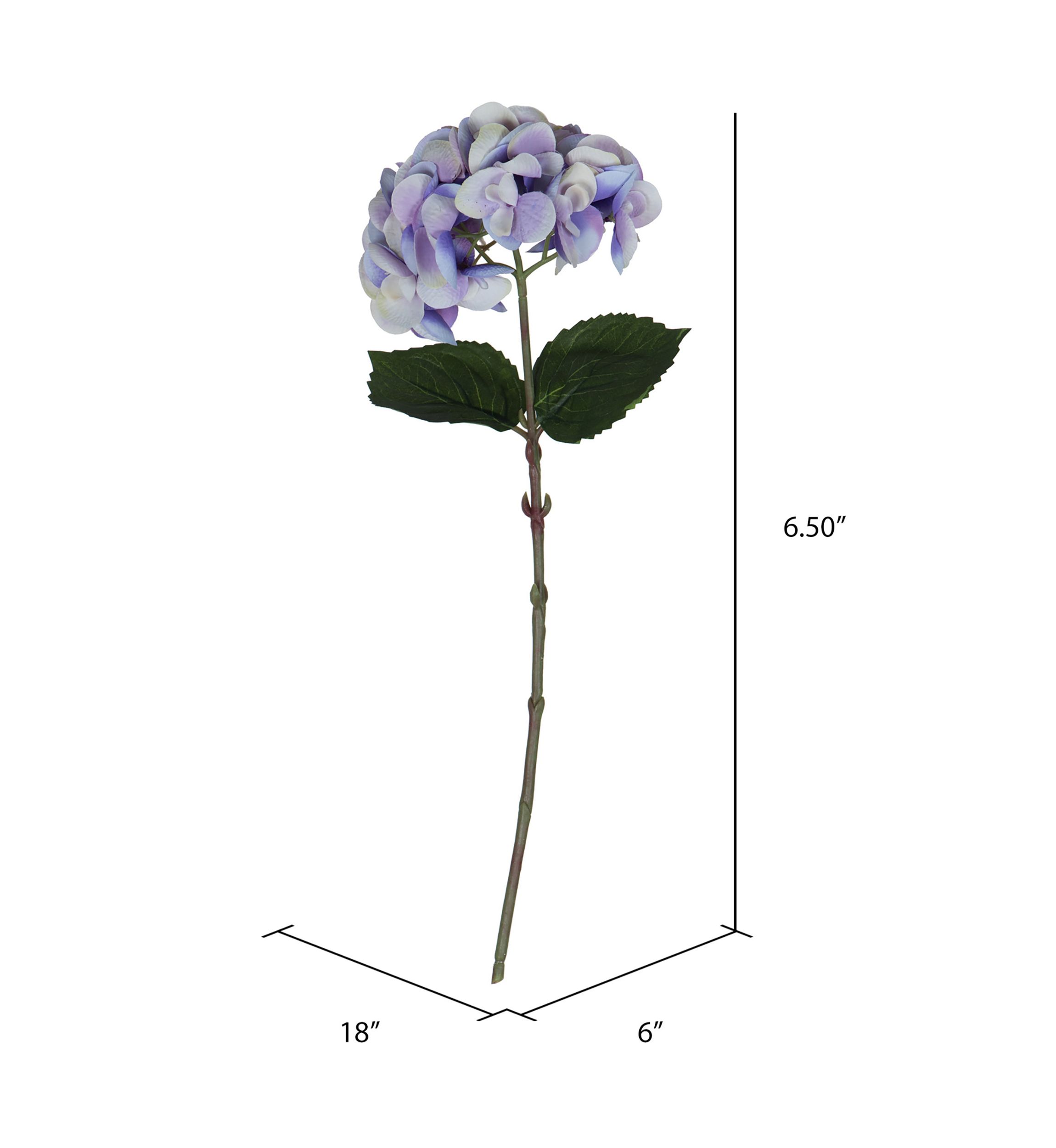 Purple Hydrangea Spray