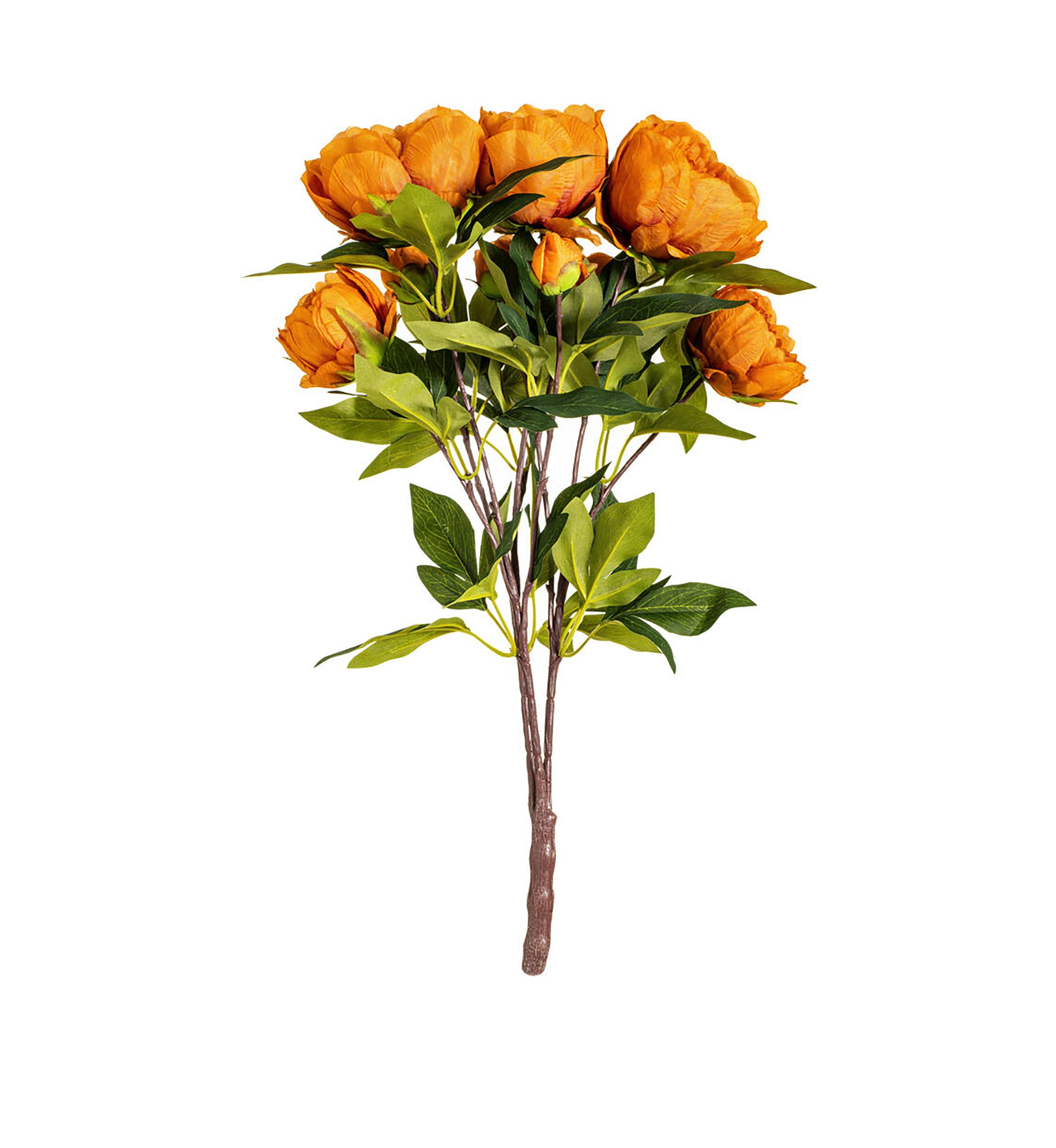 Vickerman 23" Artificial Coffee Peony Spray.