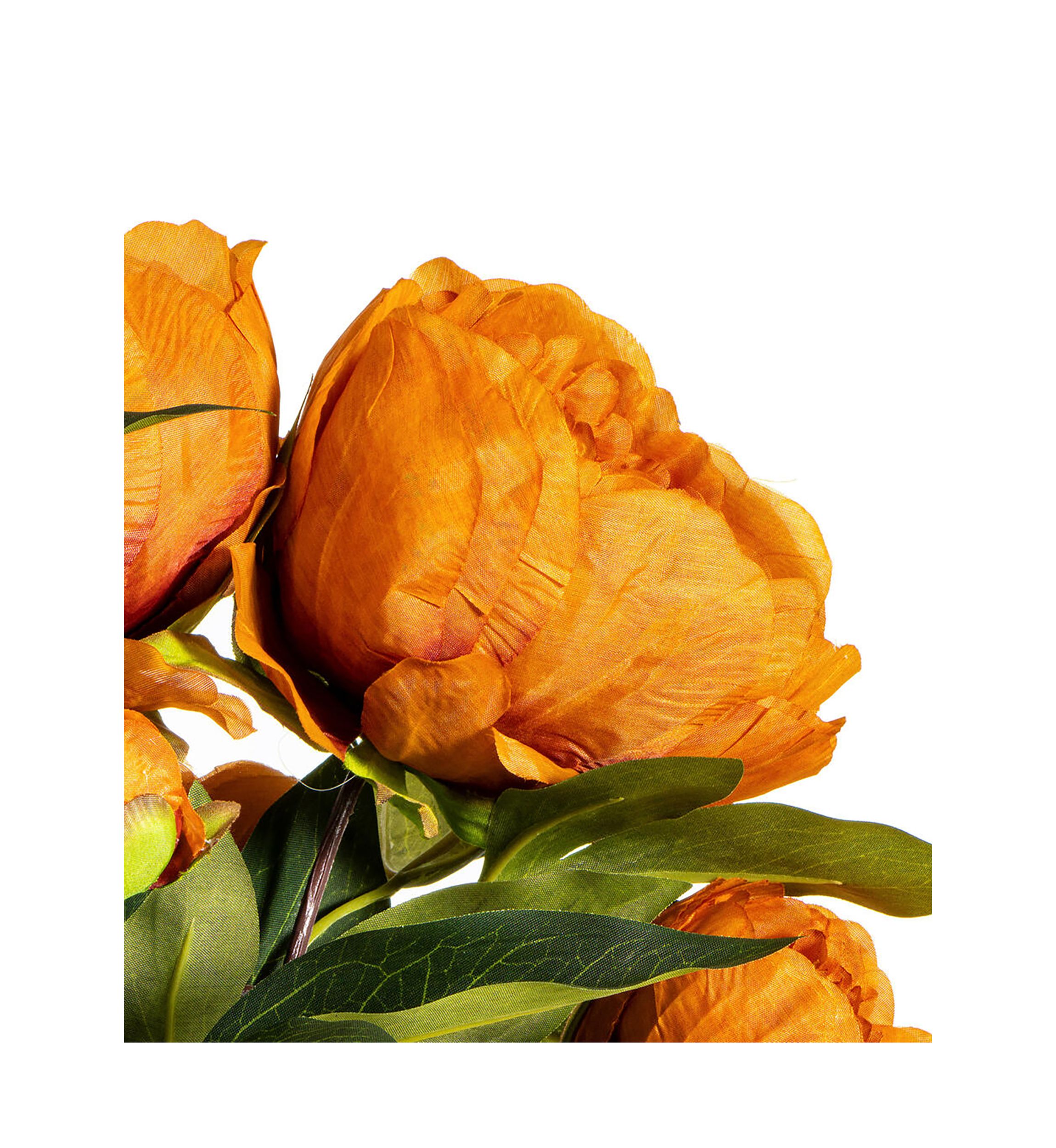 Vickerman 23" Artificial Coffee Peony Spray.