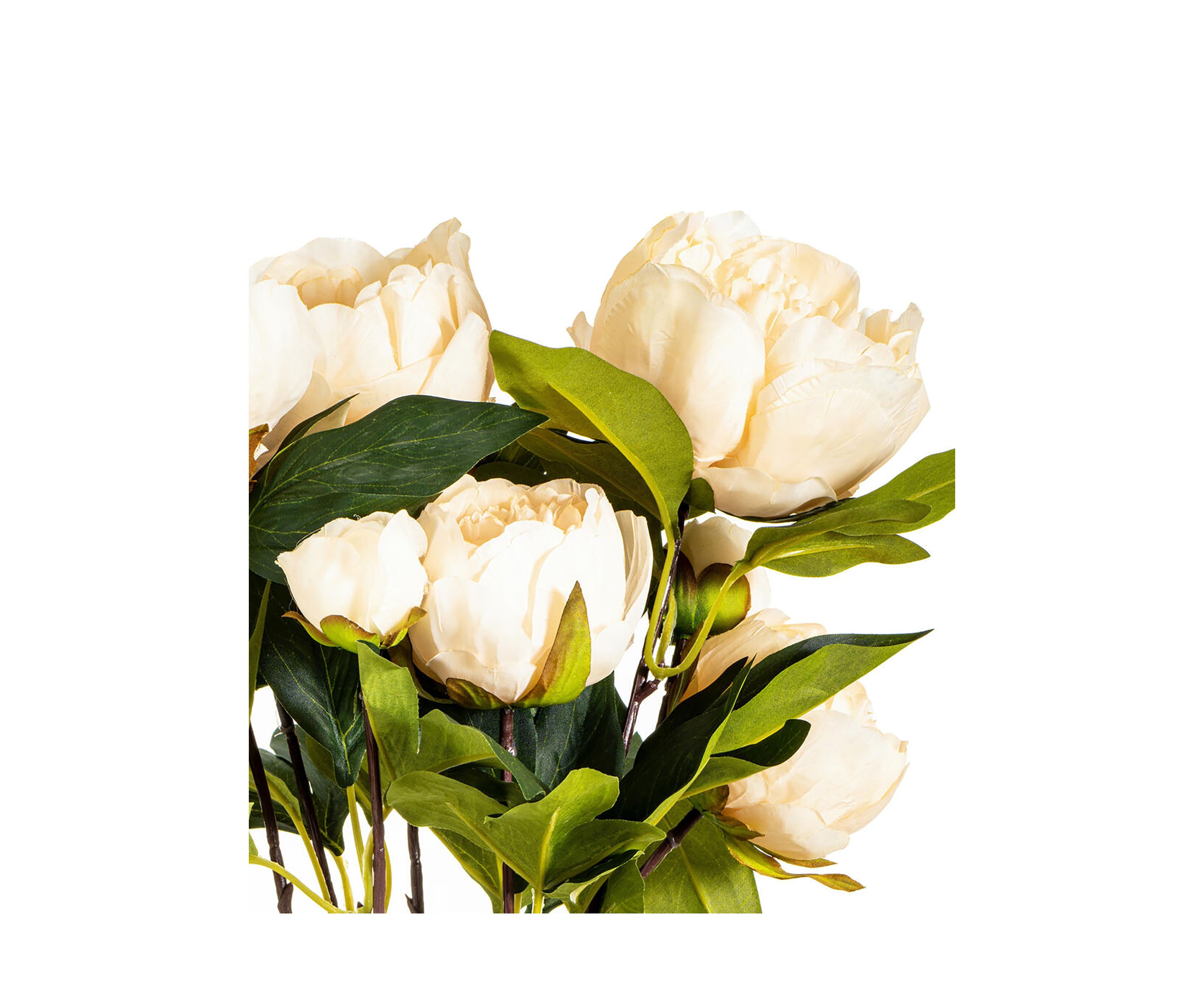 Vickerman 23" Artificial Beige Peony Spray.