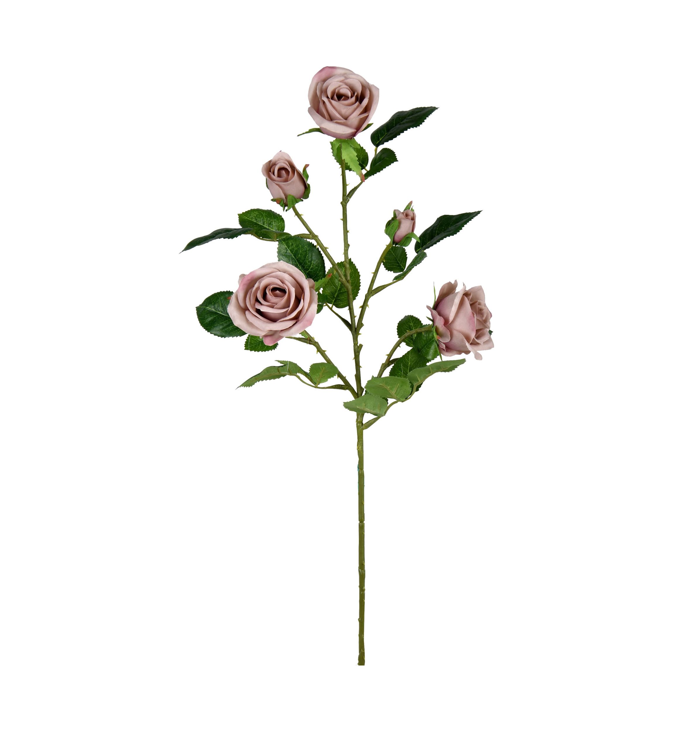 Dusty Gray Rose Spray