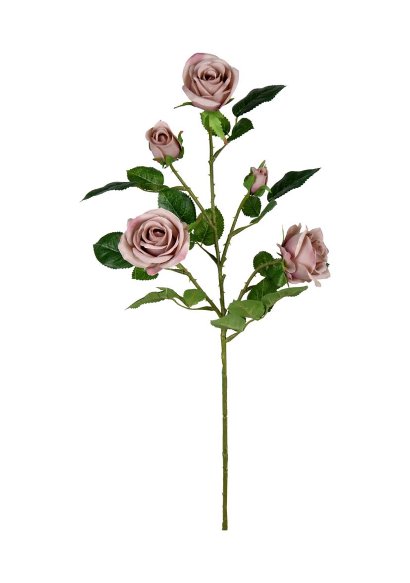 Dusty Gray Rose Spray