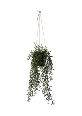 Vickerman Plastic Grass Hanging Pot