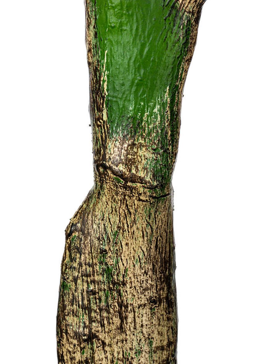 Vickerman 34" Artificial Green Cactus, Black Plastic Planters Pot.