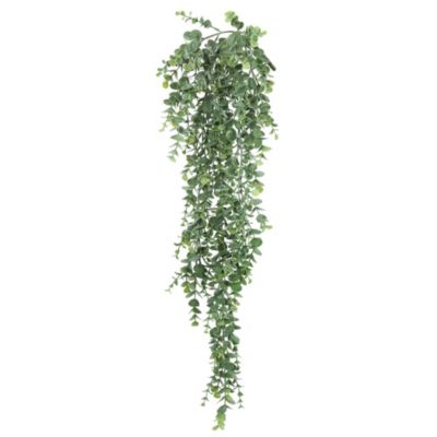 Vickerman Artificial Hanging Mini Leaf Eucalyptus Bush, Pack of 2, Green
