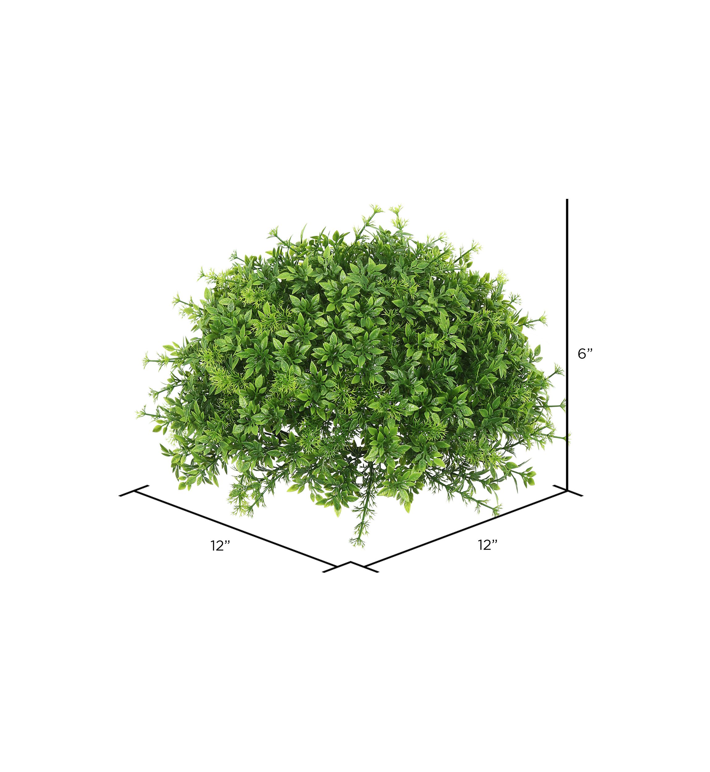 Mixed Greenery Half Ball