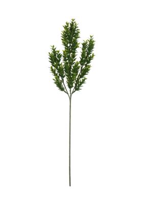 Green Mini Leaf Bush - Set of 4