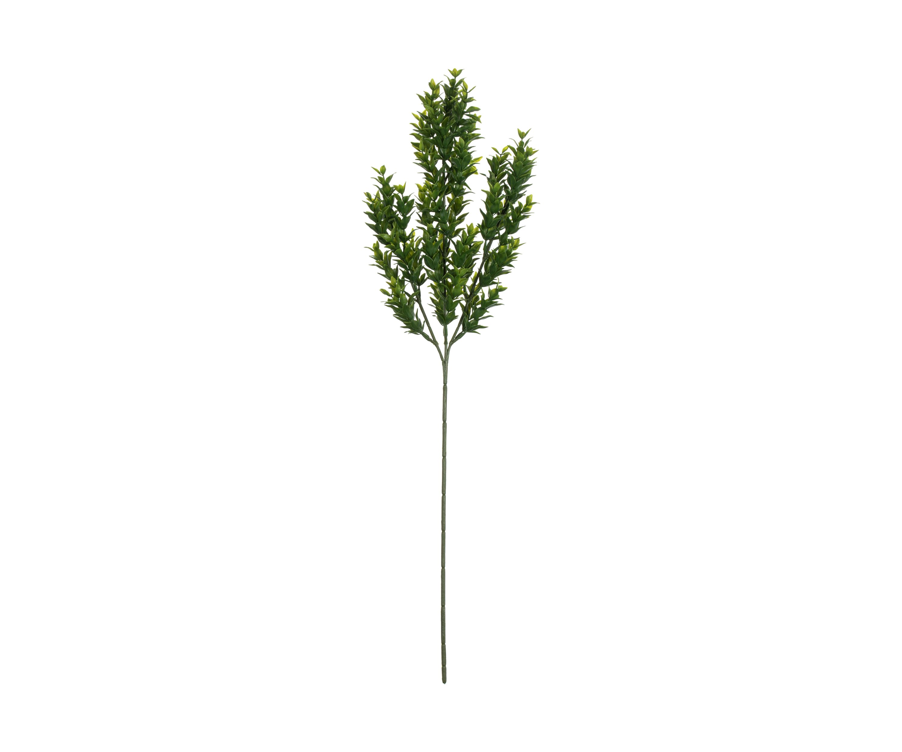 Green Mini Leaf Bush - Set of 4
