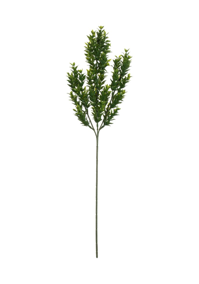 Green Mini Leaf Bush - Set of 4