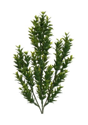 Green Mini Leaf Bush - Set of 4