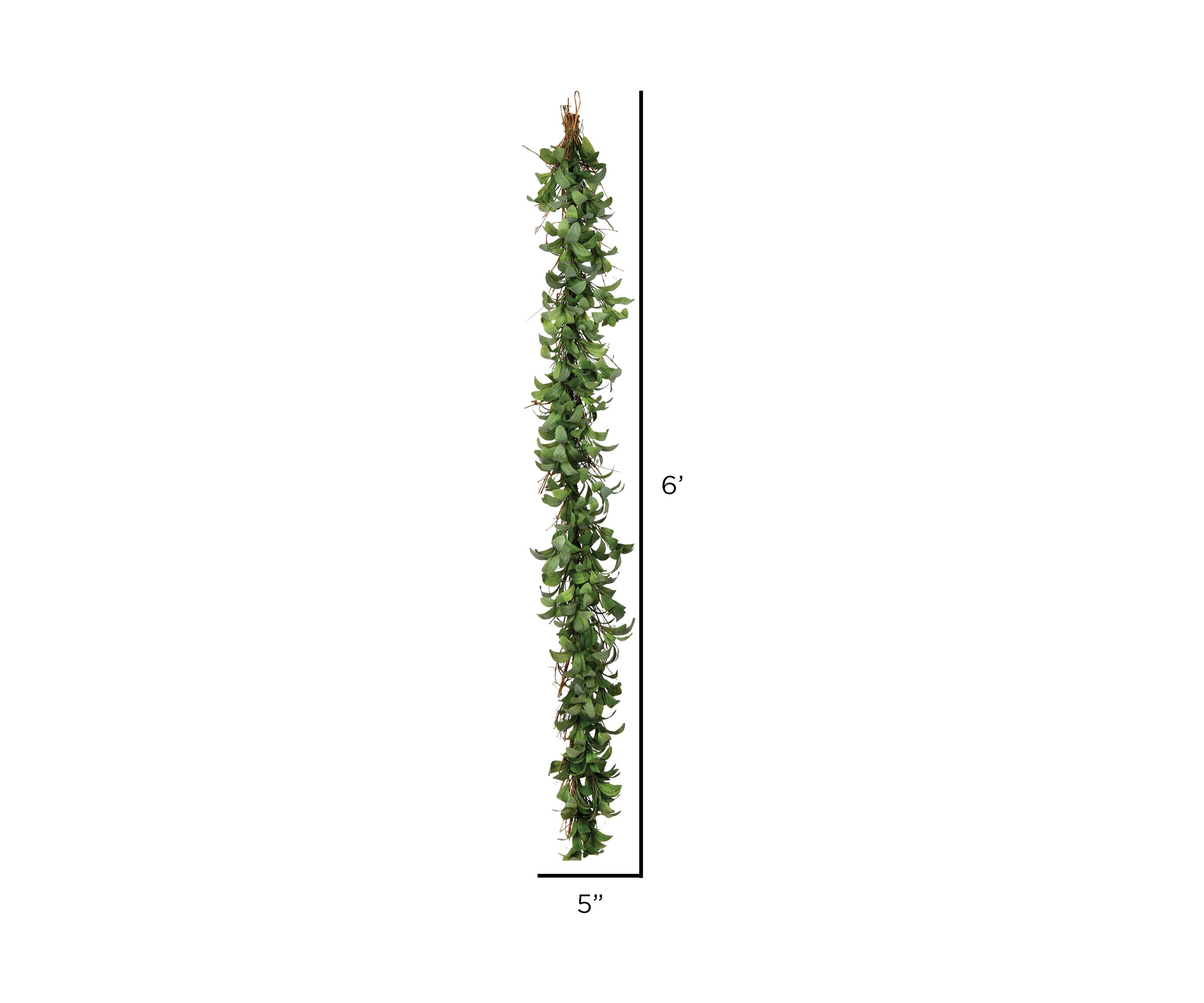 Lamb Ear Leaves Garland