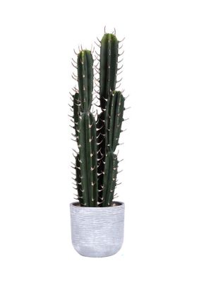 Vickerman Artificial Cactus Plant, Green