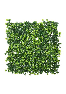 Vickerman Artificial Square Boxwood Matt, 4 Per Pack, Green