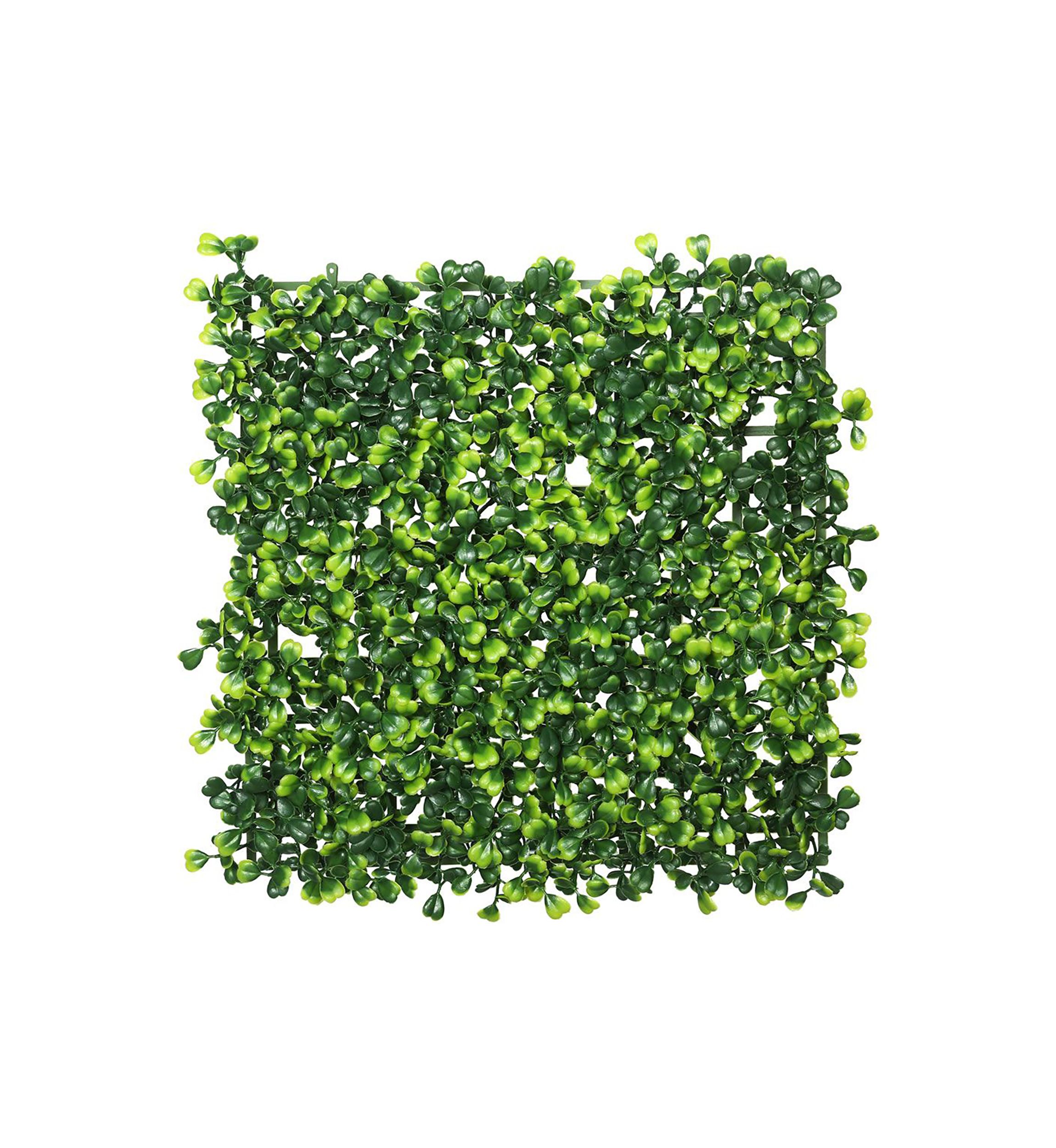 Artificial Square Boxwood Matt, 4 Per Pack.