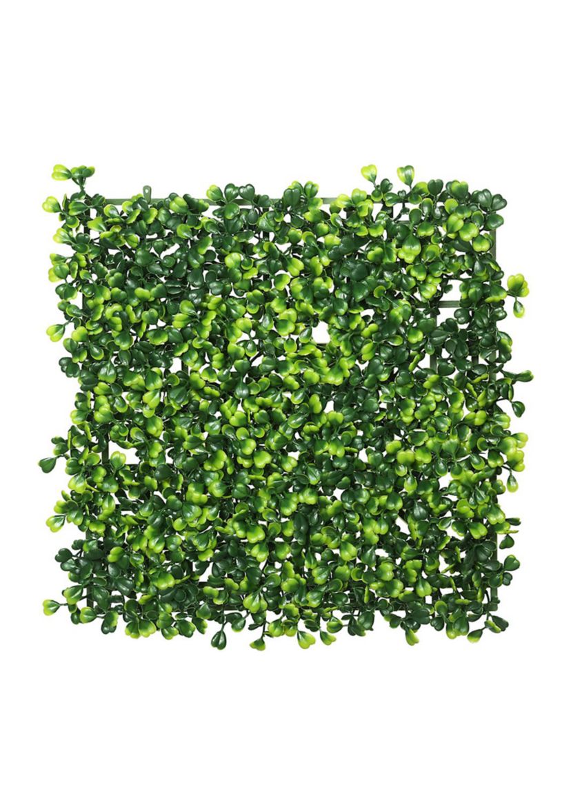 Artificial Square Boxwood Matt, 4 Per Pack.