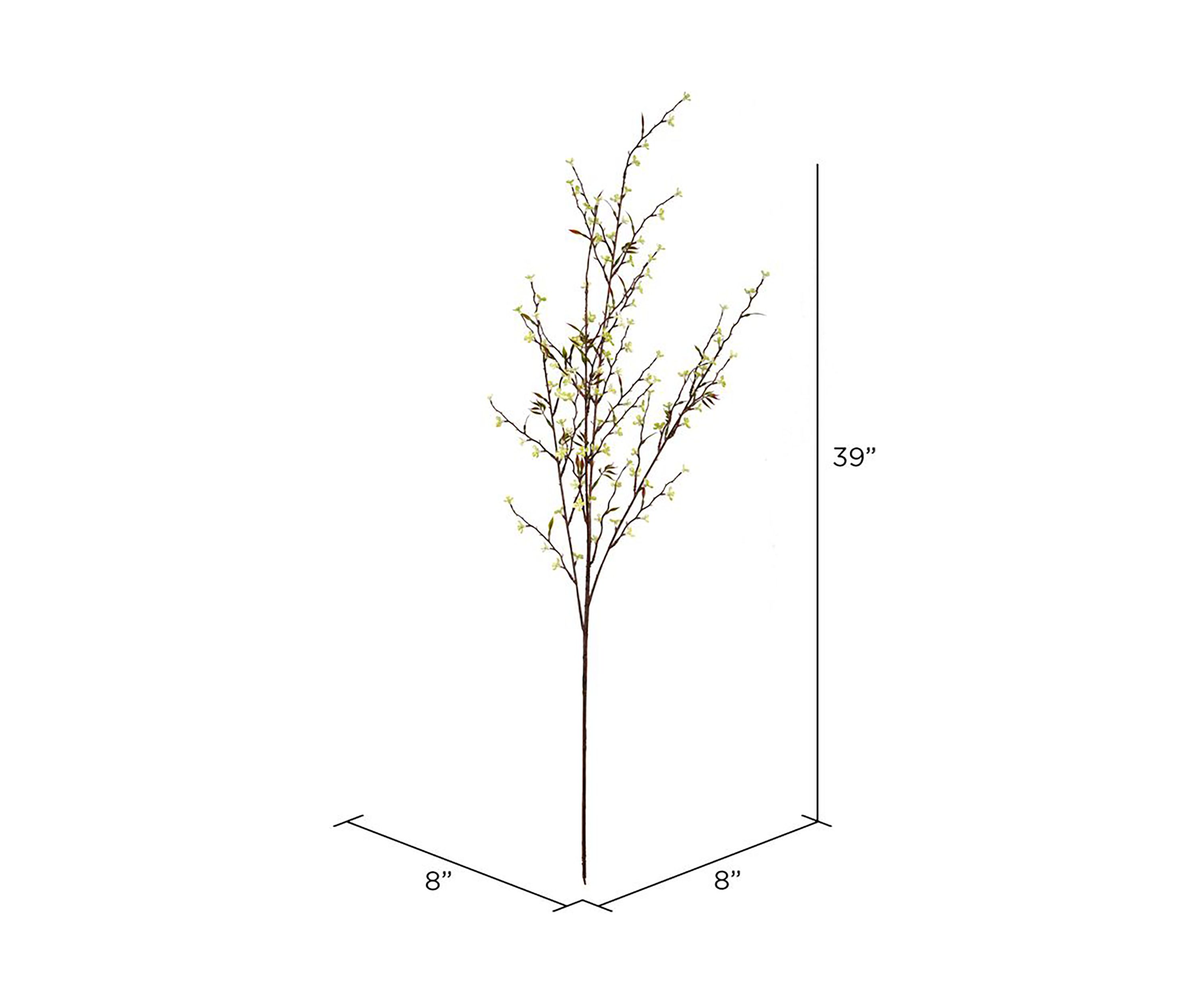 Artificial Mini Wild Flower Spray. Includes 4 sprays per pack.