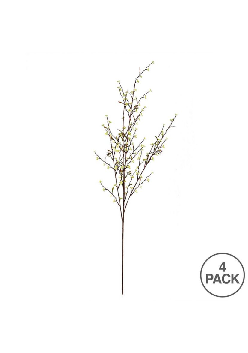 Artificial Mini Wild Flower Spray. Includes 4 sprays per pack.