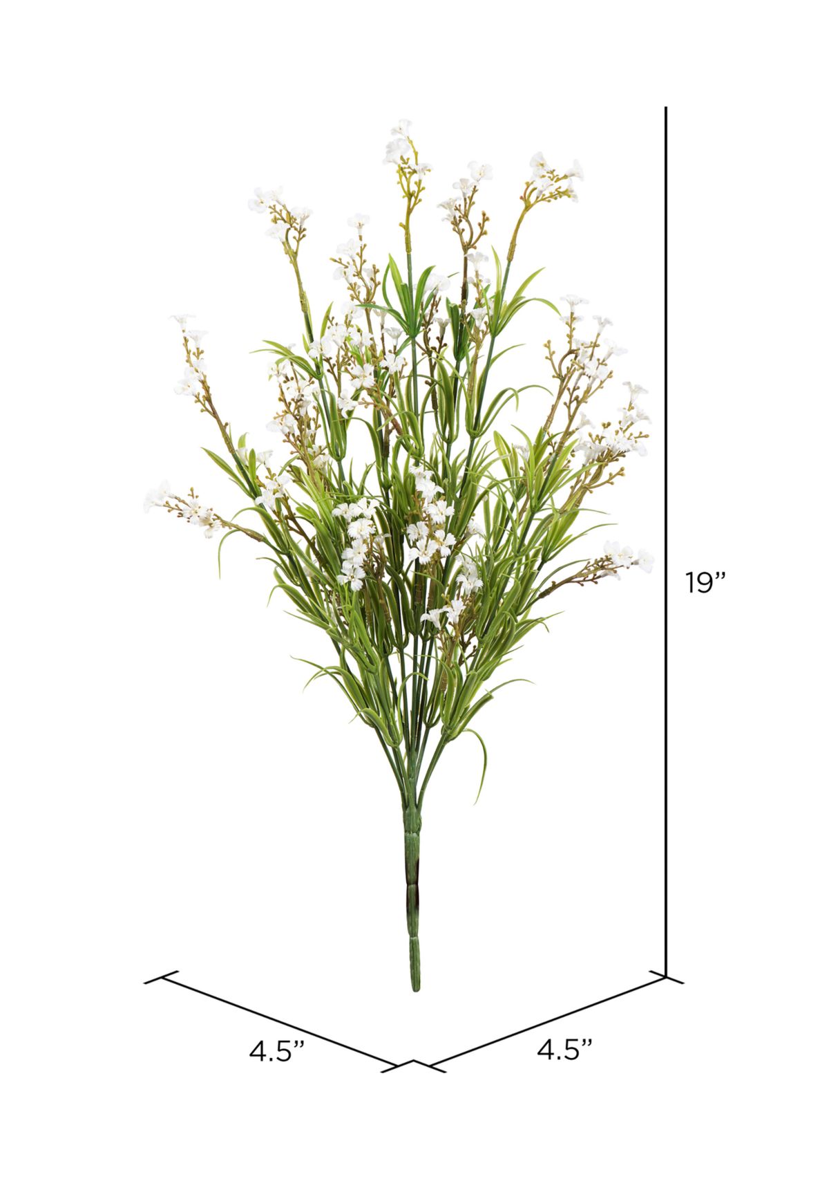 Green Mini Wild Flower Bush