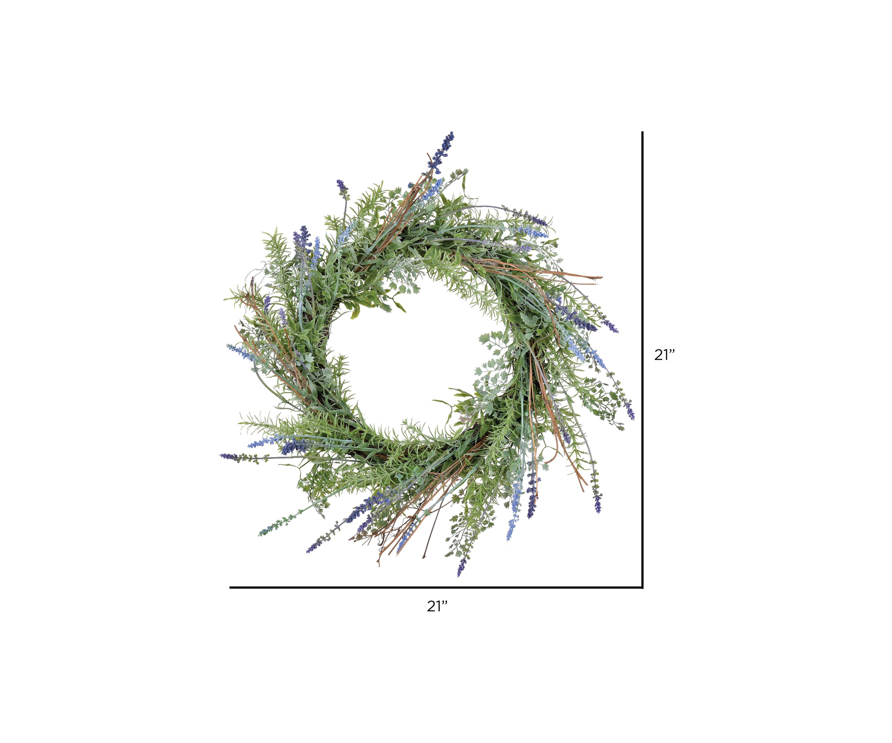 Lavender Wreath