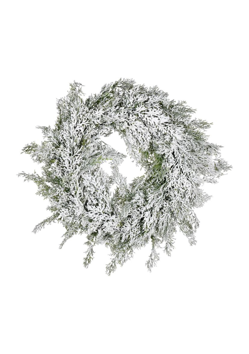 Snowy Cedar Wreath